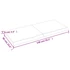 Kép 10/10 - VidaXL világosbarna kezelt tömör tölgyfa fali polc 140 x 60 x (2-6) cm