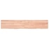 Kép 4/10 - VidaXL világosbarna kezelt tömör tölgyfa fali polc 160 x 30 x (2-4) cm