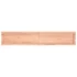 Kép 5/10 - VidaXL világosbarna kezelt tömör tölgyfa fali polc 160 x 30 x (2-4) cm