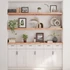 Kép 3/10 - VidaXL világosbarna kezelt tömör tölgyfa fali polc 160 x 40 x (2-6) cm