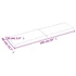 Kép 10/10 - VidaXL világosbarna kezelt tömör tölgyfa fali polc 160 x 40 x (2-6) cm