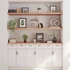 Kép 3/10 - VidaXL világosbarna kezelt tömör tölgyfa fali polc 160 x 50 x (2-4) cm