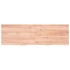 Kép 4/10 - VidaXL világosbarna kezelt tömör tölgyfa fali polc 160 x 50 x (2-4) cm