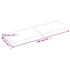 Kép 10/10 - VidaXL világosbarna kezelt tömör tölgyfa fali polc 160 x 50 x (2-6) cm