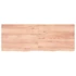 Kép 4/10 - VidaXL világosbarna kezelt tömör tölgyfa fali polc 160 x 60 x (2-4) cm