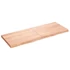 Kép 2/10 - VidaXL világosbarna kezelt tömör tölgyfa fali polc 160 x 60 x (2-6) cm