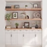 Kép 3/10 - VidaXL világosbarna kezelt tömör tölgyfa fali polc 160 x 60 x (2-6) cm