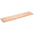 Kép 2/10 - VidaXL világosbarna kezelt tömör tölgyfa fali polc 180 x 40 x (2-4) cm