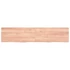 Kép 4/10 - VidaXL világosbarna kezelt tömör tölgyfa fali polc 180 x 40 x (2-6) cm