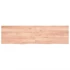 Kép 4/10 - VidaXL világosbarna kezelt tömör tölgyfa fali polc 180 x 50 x (2-6) cm