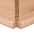 Kép 5/10 - VidaXL világosbarna kezelt tömör tölgyfa fali polc 180 x 60 x (2-4) cm