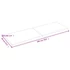 Kép 10/10 - VidaXL világosbarna kezelt tömör tölgyfa fali polc 180 x 60 x (2-4) cm