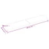 Kép 10/10 - VidaXL világosbarna kezelt tömör tölgyfa fali polc 200 x 40 x (2-6) cm