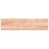 Kép 4/10 - VidaXL világosbarna kezelt tömör tölgyfa fali polc 200 x 50 x (2-6) cm