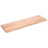 Kép 2/10 - VidaXL világosbarna kezelt tömör tölgyfa fali polc 200 x 60 x (2-6) cm