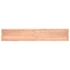 Kép 5/10 - VidaXL világosbarna kezelt tömör tölgyfa fali polc 220 x 40 x (2-6) cm