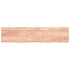 Kép 4/10 - VidaXL világosbarna kezelt tömör tölgyfa fali polc 220 x 50 x (2-4) cm
