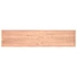Kép 5/10 - VidaXL világosbarna kezelt tömör tölgyfa fali polc 220 x 50 x (2-4) cm