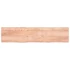Kép 4/10 - VidaXL világosbarna kezelt tömör tölgyfa fali polc 220 x 50 x (2-6) cm