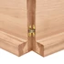 Kép 8/10 - VidaXL világosbarna kezelt tömör tölgyfa fali polc 220 x 50 x (2-6) cm