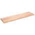 Kép 2/10 - VidaXL világosbarna kezelt tömör tölgyfa fali polc 220 x 60 x (2-6) cm