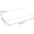 Kép 9/10 - VidaXL sötétbarna kezelt tömör tölgyfa fali polc 40x30x(2-6) cm