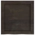 Kép 5/10 - VidaXL sötétbarna kezelt tömör tölgyfa fali polc 40x40x(2-4) cm