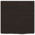 Kép 4/10 - VidaXL sötétbarna kezelt tömör tölgyfa fali polc 40x40x(2-6) cm