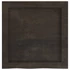 Kép 5/10 - VidaXL sötétbarna kezelt tömör tölgyfa fali polc 40x40x(2-6) cm