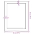 Kép 10/10 - VidaXL sötétbarna kezelt tömör tölgyfa fali polc 40x50x(2-4) cm