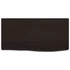 Kép 4/10 - VidaXL sötétbarna kezelt tömör tölgyfa fali polc 60x30x(2-6) cm