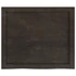 Kép 5/10 - VidaXL sötétbarna kezelt tömör tölgyfa fali polc 60x50x(2-6) cm