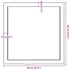 Kép 10/10 - VidaXL sötétbarna kezelt tömör tölgyfa fali polc 60x60x(2-4) cm