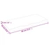 Kép 9/10 - VidaXL sötétbarna kezelt tömör tölgyfa fali polc 80x40x(2-4) cm
