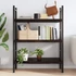 Kép 3/10 - VidaXL sötétbarna kezelt tömör tölgyfa fali polc 80x50x(2-6) cm