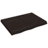 Kép 2/10 - VidaXL sötétbarna kezelt tömör tölgyfa fali polc 80x60x(2-6) cm
