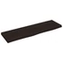 Kép 2/10 - VidaXL sötétbarna kezelt tömör tölgyfa fali polc 100x30x(2-4) cm