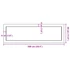 Kép 10/10 - VidaXL sötétbarna kezelt tömör tölgyfa fali polc 100x30x(2-4) cm