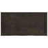 Kép 5/10 - VidaXL sötétbarna kezelt tömör tölgyfa fali polc 100x50x(2-6) cm