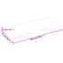 Kép 9/10 - VidaXL sötétbarna kezelt tömör tölgyfa fali polc 100x50x(2-6) cm
