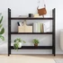 Kép 3/10 - VidaXL sötétbarna kezelt tömör tölgyfa fali polc 120 x 40 x (2-4) cm