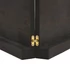Kép 8/10 - VidaXL sötétbarna kezelt tömör tölgyfa fali polc 120 x 40 x (2-6) cm