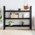 Kép 3/10 - VidaXL sötétbarna kezelt tömör tölgyfa fali polc 140 x 30 x (2-6) cm