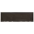 Kép 5/10 - VidaXL sötétbarna kezelt tömör tölgyfa fali polc 140 x 40 x (2-6) cm