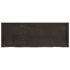 Kép 5/10 - VidaXL sötétbarna kezelt tömör tölgyfa fali polc 140 x 50 x (2-4) cm
