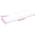 Kép 10/10 - VidaXL sötétbarna kezelt tömör tölgyfa fali polc 140 x 50 x (2-4) cm