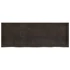 Kép 5/10 - VidaXL sötétbarna kezelt tömör tölgyfa fali polc 140 x 50 x (2-6) cm