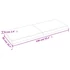 Kép 10/10 - VidaXL sötétbarna kezelt tömör tölgyfa fali polc 140 x 50 x (2-6) cm
