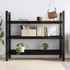 Kép 3/10 - VidaXL sötétbarna kezelt tömör tölgyfa fali polc 140 x 60 x (2-6) cm