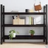 Kép 1/10 - VidaXL sötétbarna kezelt tömör tölgyfa fali polc 140 x 60 x (2-6) cm